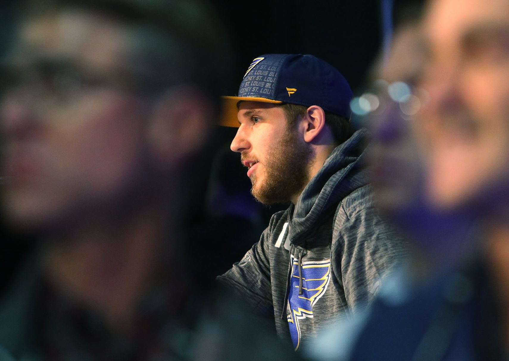 Blues and Bruins practice before the Stanley Cup